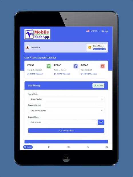 Mobile Kash App screenshot 1