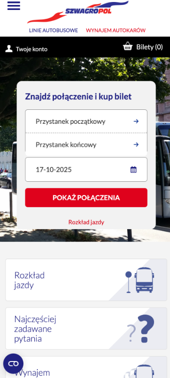 Szwagropol - System Rezerwacji screenshot 1