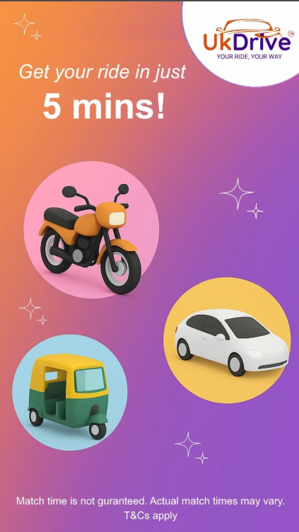 UkDrive - Ride Booking screenshot 2